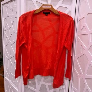 Banana republic orange cardigan